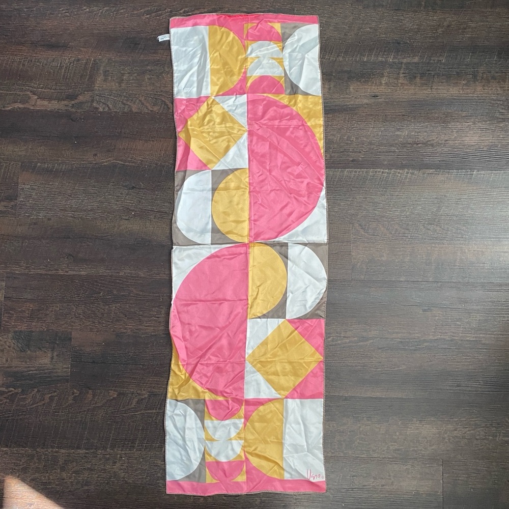 Vintage Vana Geometric Scarf Headband Made in Japan